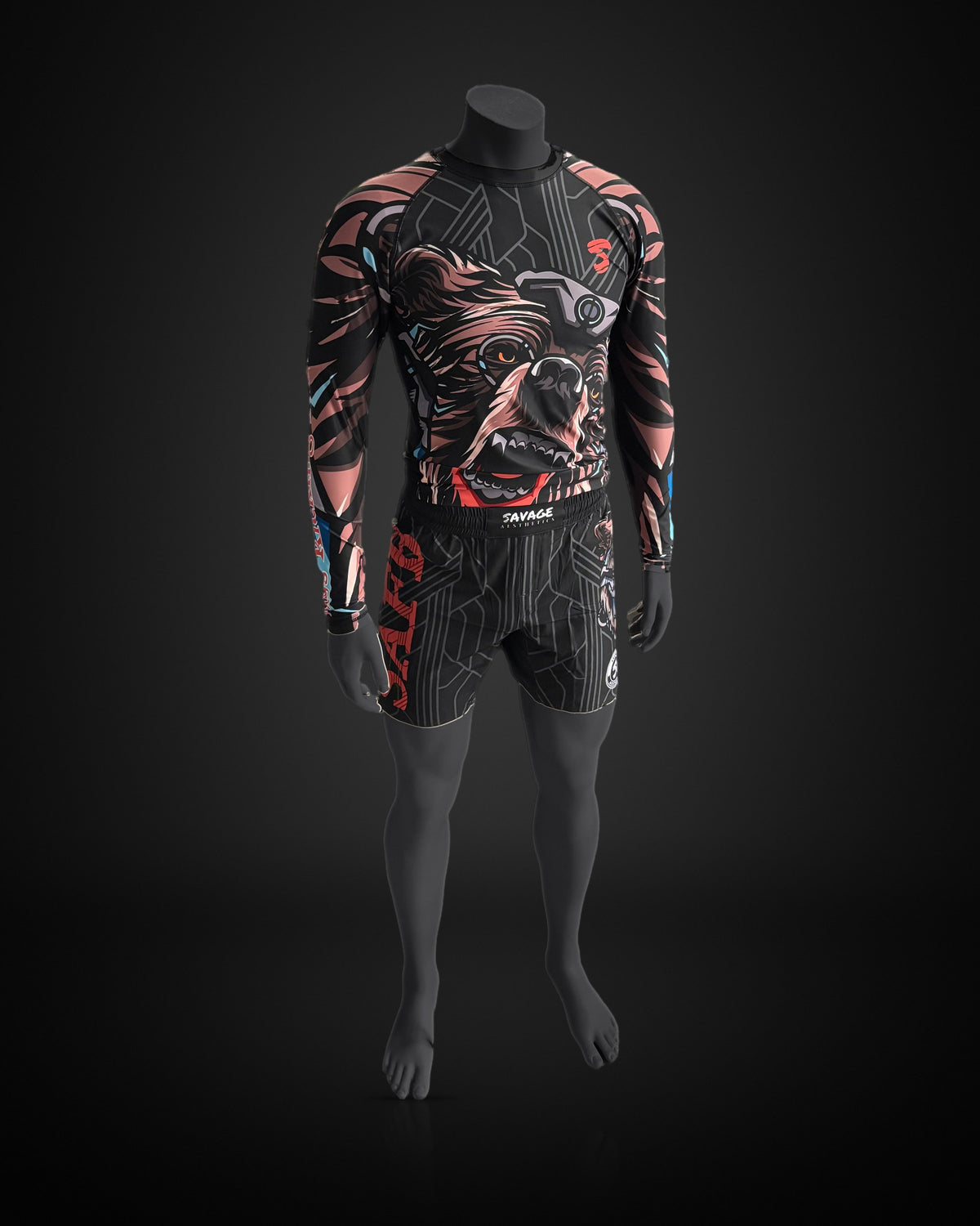 Savage Bear MMA Unit (Rashguard + Fight Short Set)