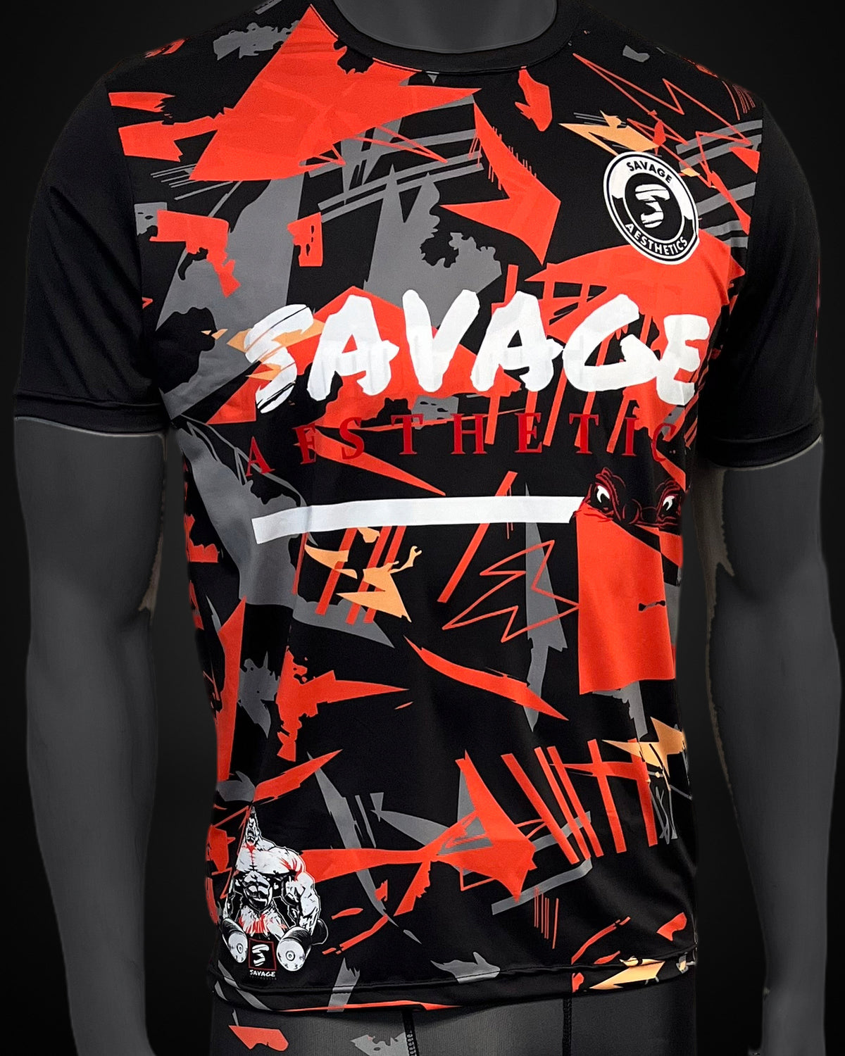 Savage Wildfire Camo Training Set (Shirt + Tights)
