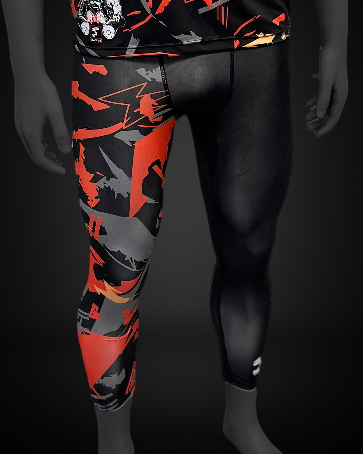 Savage Wildfire Camo Training Set (Shirt + Tights)