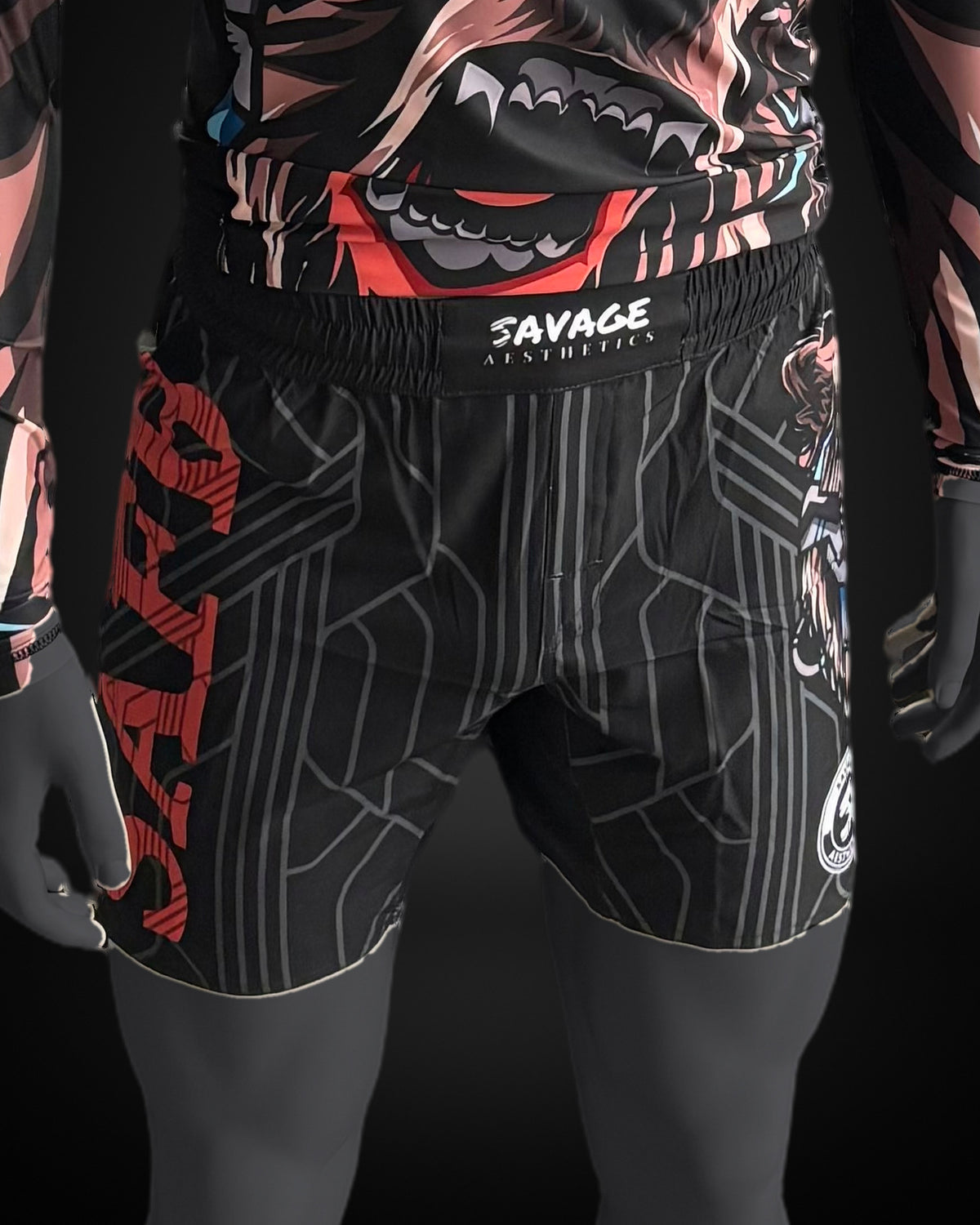 Savage Bear MMA Unit (Rashguard + Fight Short Set)